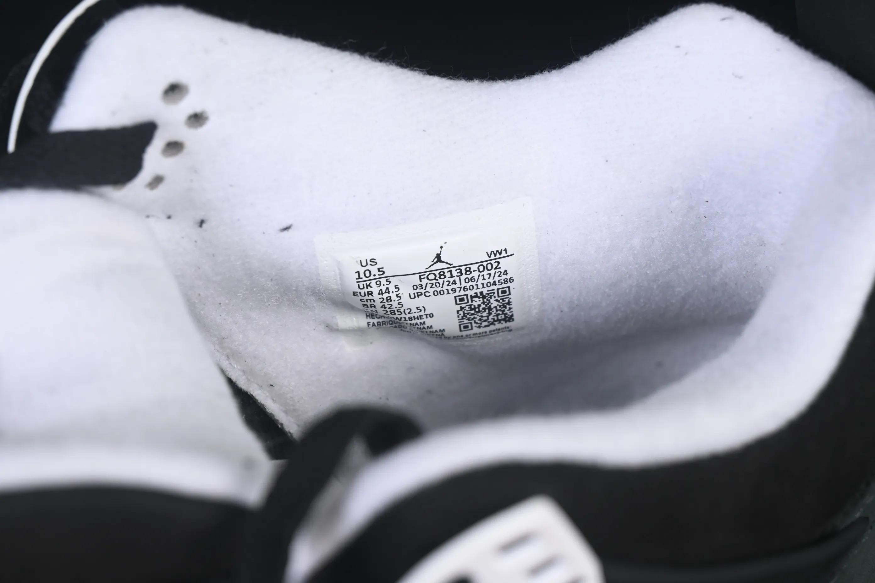 All categories Air Jordan Jordan series basketball shoes Air Jordan 4 LJR version Air Jordan 4 "Fear" AJ4 Joe 4 fear suit replica basketball shoes FQ8138-002